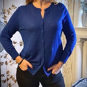 NWT Cable & Gauge Blue Cardigan “Swiftie Style” Size L